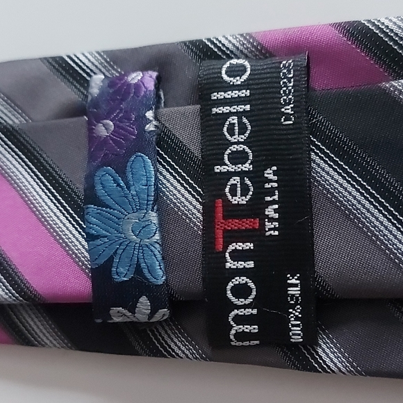 Montebello Italy 100% silk ties - Picture 7 of 8